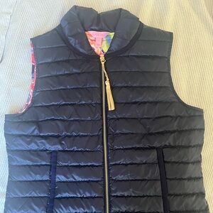 Navy Lilly Pulitzer vest size small